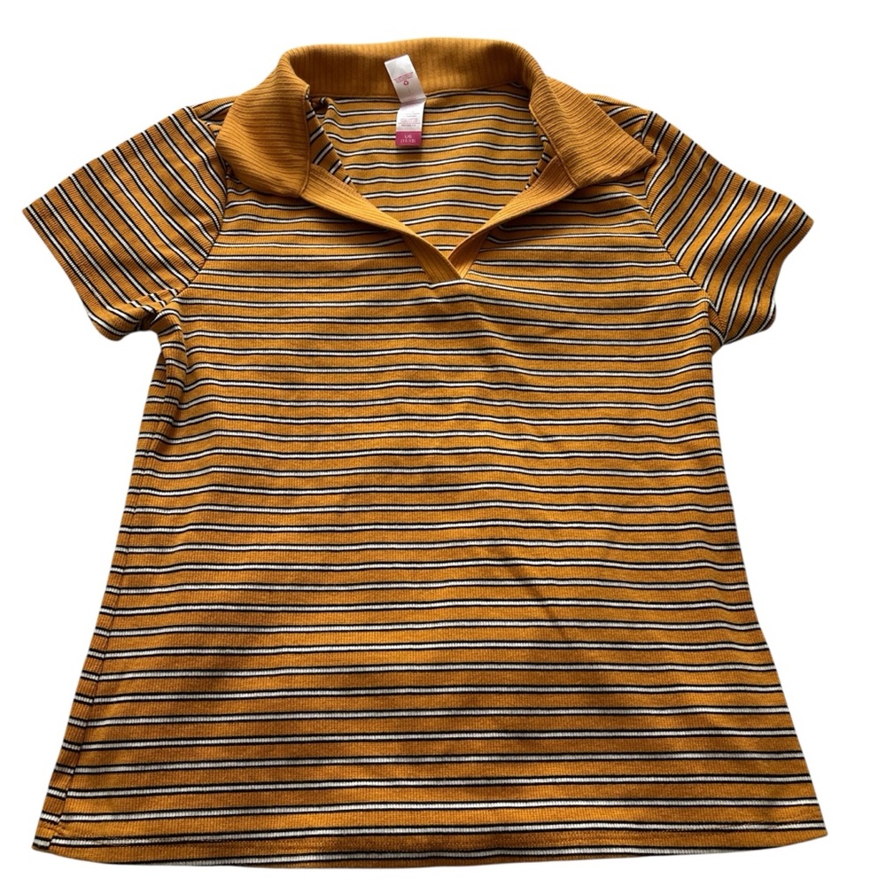 Striped Yellow Women’s Polo Shirt